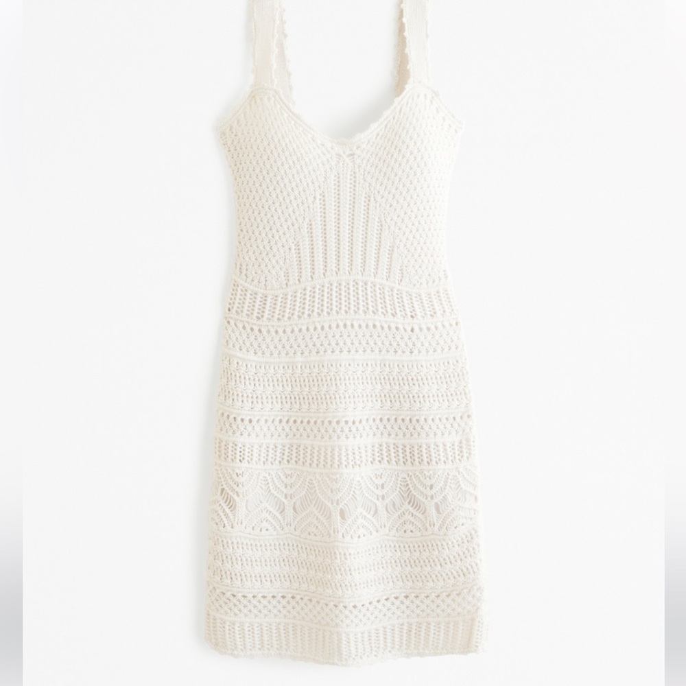 Abercrombie crochet mini dress small petite NWT